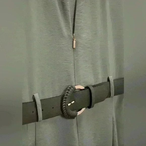 🔥🔥ZARA Hunter Green Belted jumpsuit - Picture 5 of 6